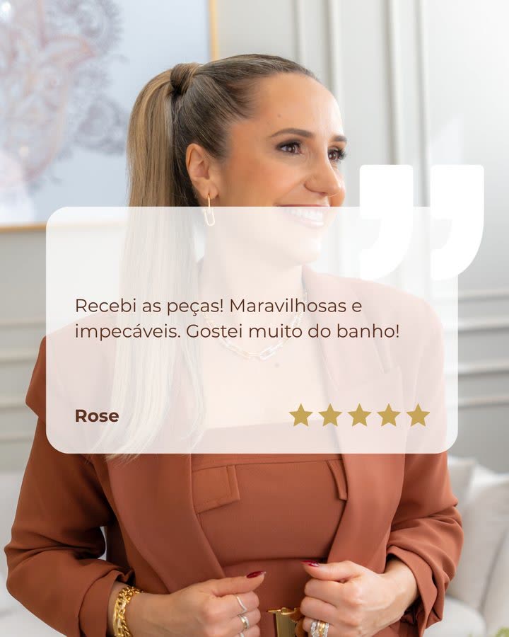 Depoimento de cliente Dially Joias: Rose